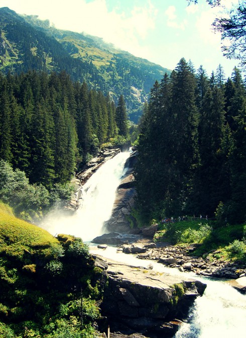 Wodospady Krimml Austria