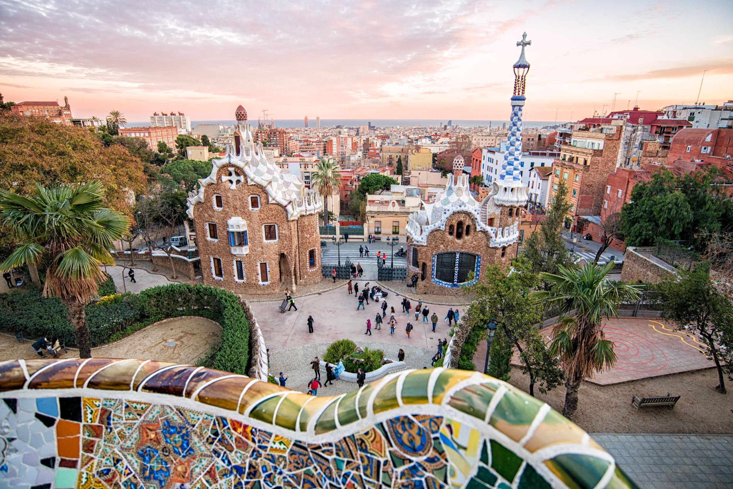 park guell w Barcelonie
