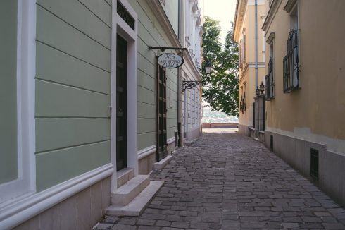 uliczka w budapeszcie