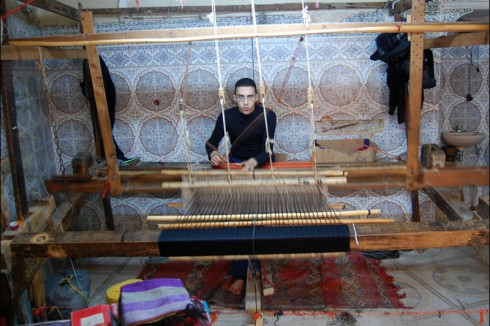 Fez Maroko warsztat tkacki